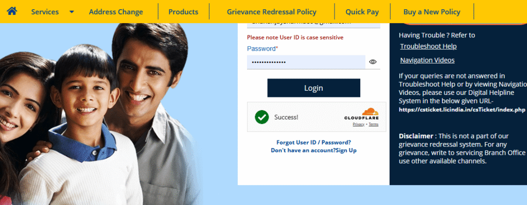 lic customer portal